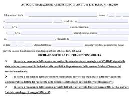 Impossibile, in un simile contesto, pensare ad una. Autocertificazione 2021 Il Modulo Da Scaricare In Pdf Corriere It