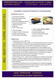 Tupperware Ultra Pro Lasagnes Poireaux Champignons Recette Tupperware Recette Tuperware Recette