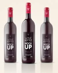 Dribbble Preview Jpg By Pixeden Bottle Mockup Free Wine Bottles Wine Bottle Label Design