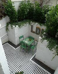 Black And White Patio Floor Outside Space Black And White Tiled Floor The Poetry Of Material Things Hva Patio Garten Gartendesign Ideen Garten Und Outdoor
