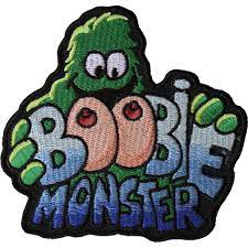 Amazon.com: Boobie Monster Patch - 4x4 inch. Embroidered Iron on Patch :  Arts, Crafts & Sewing