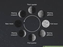 It is also called half moon as we can see exactly 50% of the moon's surface illuminated. How To Tell Whether The Moon Is Waxing Or Waning 9 Steps