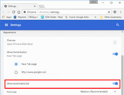 Every windows update gets some new features and removes others. Google Chrome Bookmark Bar Disappears Fix Technipages