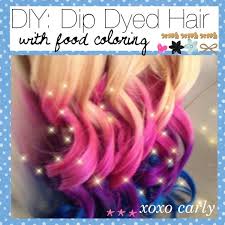 Not only does this hair dye work to change your hair black in less than 20 minutes, it works to nourish your hair from root to tip the entire time. Dip Dye Hair With Food Colouring Novocom Top