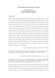 Menerima semua perbedaan pendapat dalam musyawarah. Pdf Falsafah Dan Syariat Islam