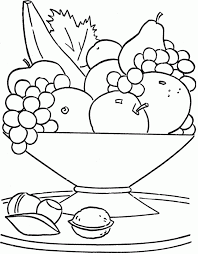 These spring coloring pages are sure to get the kids in the mood for warmer weather. Fruit Basket Coloring Pages Coloring Home