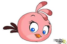 How To Draw Angry Bird Stella Pink Bird Drawingnow Angry birds, angry birds movie, angry birds full movie, angry. to draw angry bird stella pink bird