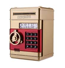 Piggy Bank For Bills Coins Bank Safe Bank Safe Deposit Box Safe Deposit Box