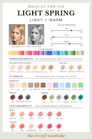 Light Spring Make Up Palette Light Spring Color Palette Light Spring Palette Light Spring Colors