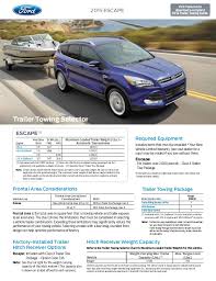 2015 Ford Escape Towing Capacity Information Bloomington