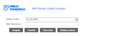 Milli piyango yılbaşı bileti sorgulama kurallar. Milli Piyango Sonuclari 2020 Milli Piyango Bileti Sorgulama Son Dakika Haberleri