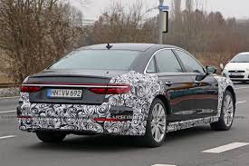 The 2021 audi a8 starts at $86,500 for the base 55 tfsi, which represents a small $300 increase in the audi a8's msrp for this year relative to the same model last year. 2022 Audi A8 Facelift Spied Wearing Redesigned Headlights And Grille Carscoops