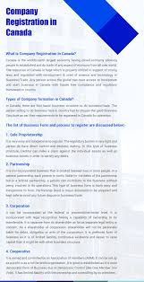 How To Improve At Company Registration In Canada Infoghrafics Mixed Economy Company Canada