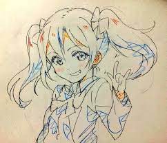 画像大量 ラブライブ アニメーター 本田敬一氏のm s落書きイラストが美しくて素晴らしすぎる 落書きイラスト ラブライブ イラスト イラスト