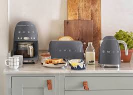 For many people, it is important that these appliances match and so a kettle and toaster set is likely to be the best option. Slate Grey Cooker Kettle Toaster Coffee Smeg Uk