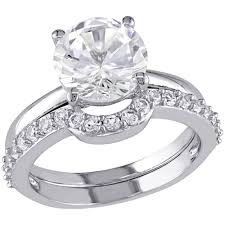 Browse the latest jewelry fashions at affordable prices. Fingerhut Sofia B 10k White Gold Round Lab Created White Sapphire Solitaire Bridal Set
