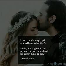Send some adoring kiss day pics full of love to your friends and loved ones. Best Foreheadkiss Quotes Status Shayari Poetry Thoughts Yourquote