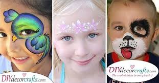 Begin by creating a base for the face paints by mixing together equal parts of face lotion and corn starch in the small bowl until they form a thick mixture. Bunny Face Paint Snake Face Paint Archives Diy Deco Crafts Home Decor Diy Gift Diy Craft Ideas
