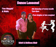 Dance Lessons every Fourth Saturday! 8/22