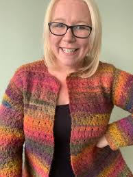 Crochet Cardigan Pattern, Womens Crochet Jacket Cardigan With Cable Stitch,  Sizes XS-5XL