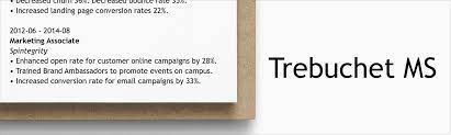Best Font For Resume Size Standard Professional Pairings
