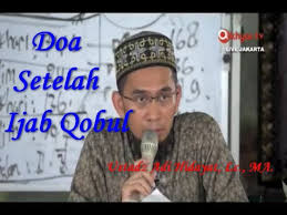 Inilah Doa Setelah Ijab Qobul Sesuai Dengan Sunnah Ustadz Adi Hidayat Lc Ma Youtube