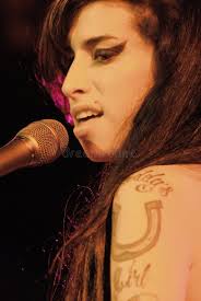 Amy winehouse obraz stock editorial. Obraz złożonej z jungfrau