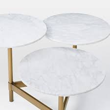 Tiered Circles Coffee Table Marble Westelm Love This Materials Combo But I Do Not Think It Is Offered Anymore Ju Coffee Table Circle Coffee Tables Table
