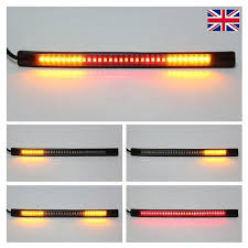 Flexible Motorcycle Led Strip Rear Tail Light Indicator Brake Lamp Uk Seller Ebay Motorcycle Lights Stop Light Led Headlights