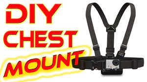 How To Make A Chest Mount For Gopro Or Sjcam Tutorial Youtube