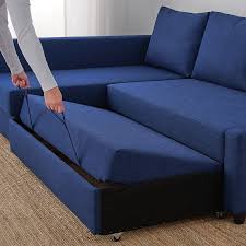 friheten skiftebo blue corner sofa bed with storage ikea in 2021 corner sofa bed with storage sofa bed with storage sectional bed