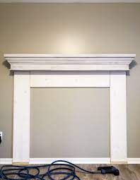 Diy Faux Fireplace Mantel Tutorial Faux Fireplace Diy Faux Fireplace Mantels Fireplace Mantels