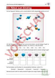 Alle körper sind aus kleinen, sich ständig bewegenden teilchen aufgebaut. Arbeitsblatt Ratsel Atome Molekule Chemie Gemischte Themen
