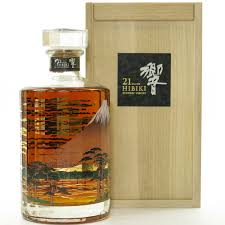 Hibiki 21 Year Old Mount Fuji Limited Edition Wooden Box Whisky Auctioneer