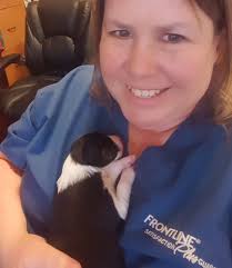 Cuddly dogs provide comfort to their mom