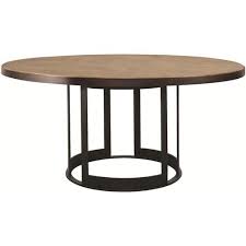 Maybe you would like to learn more about one of these? Elements 54 Round Wood Top Dining Table With Metal Base By Bernhardt Baer S Furniture Dining Metal Base Dining Table Metal Dining Table Dining Table Bases
