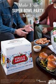 Pair Your Favorite Game Day Dishes With A Beer That Gives Back Every 12 Pack Of Stella Artois Provides 1 Year Of Clean Water F Stella Artois Chef Recipes Food