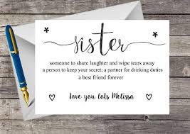 Handwritten Birthday Letter For Sister Handmade Personalised Card Printed On 300gsm White Matt Card Supplied With A White Diamond Gummed E Sister Birthday Card 50th Birthday Cards Letter To Sister