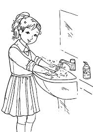 Free hand washing coloring pages for preschoolers. Online Coloring Pages Washing Coloring Page Hand Washing Wash