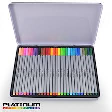 Shop Fineliner Color Pen Set Huge Set Of 60 At Artsy Sister Colored Pens Pen Sets Fineliner Pens