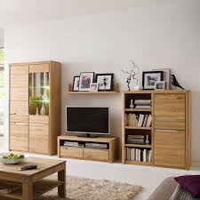 Wohnwand Vlarenzo Aus Wildeiche Massivholz In 2020 Wohnen Tv Wand Wohnzimmer Holz Wohnwande