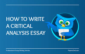 While this is a good sample size, the. How To Write A Critical Analysis Essay Papersowl Com