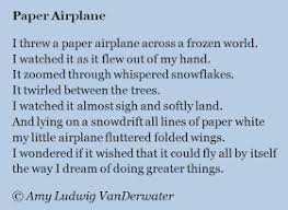 The Poem Farm Paper Airplane Flying With Alliteration Paper Airplanes Alliteration Ela Lesson