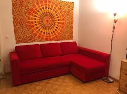 Maybe you've already decided on the manstad, found one on craigslist and need more information. Ikea Sofa In Rot Manstad Kaufen Auf Ricardo