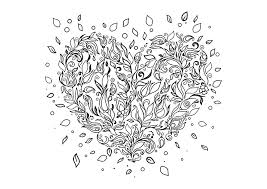 All the best cool heart drawings 39+ collected on this page. Detailed Heart Coloring Book For Adults Razukraski Com
