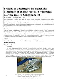 Relay for life is an inspiring community experience that gives everyone a chance to celebrate/whakanui cancer survivors and carers; Pdf Systems Engineering For The Design And Fabrication Of A Screw Propelled Automated Martian Regolith Collector Robot