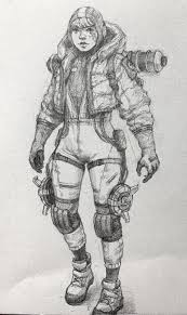Wattson By Drawingstones Apex Legends Legend Drawing Apex Drawing Illustrations