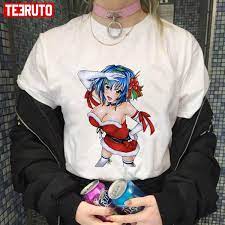 Hot Girl Anime Manga Fanart Xenovia Quarta Christmas Holiday Unisex T-shirt  - Teeruto
