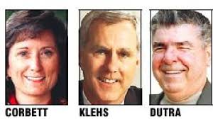 Corbett victorious over Klehs, Dutra in state Senate contest