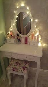 Dressing Table And Fairy Lights Perfect Beauty Station Home Decor Fairy Lights Decor